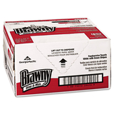 Brawny GPC29416 H700 Disposable Foodservice Towel, 13 x 24, Unscented, Green/White, 150/Carton