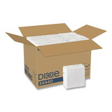Dixie GPC34440 1/8-Fold Dinner Napkin, 2-Ply, 16 x 15, White, 3,024/Carton