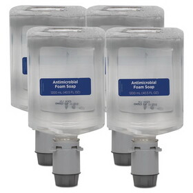 Georgia Pacific Professional GPC43818 Pacific Blue Ultra Foam Soap Manual Dispenser Refill, Antimicrobial, Unscented, 1,200 mL, 4/Carton