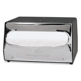 Georgia Pacific Professional GPC51202CT MorNap Tabletop Napkin Dispenser, 7.9 x 11.5 x 4.9, Black/Chrome