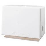 GEOGRAPHICS GPC56701 Space Saver Singlefold Towel Dispenser, Steel, 11.63 x 6.63 x 8.13, White