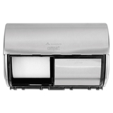 Georgia Pacific Professional GPC56798 Compact Coreless Side-by-Side 2-Roll Dispenser, 10.13 x 6.75 x 7.13, Stainless Steel