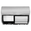 Georgia Pacific Professional GPC56798 Compact Horizontal 2-Roll Tissue Dispenser, Stnlss Steel, 10 1/8 X 6 3/4 X 7 1/8, Price/EA