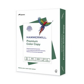 HAMMERMILL/HP EVERYDAY PAPERS HAM102467 Premium Color Copy Print Paper, 100 Bright, 28 lb Bond Weight, 8.5 x 11, Photo White, 500/Ream