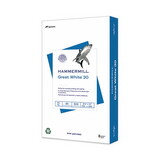 HAMMERMILL/HP EVERYDAY PAPERS HAM86704 Great White Recycled Copy Paper, 92 Brightness, 20lb, 8-1/2 X 14, 500 Shts/ream