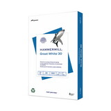 HAMMERMILL/HP EVERYDAY PAPERS HAM86750 Great White Recycled Copy Paper, 92 Brightness, 20lb, 11 X 17, 500 Sheets/ream