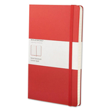 Moleskine HBGQP060R Ruled Classic Notebook, 5 X 8 1/4, Red Cover, 240 Sheets
