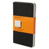 Moleskine HBGQP311 Cahier Journal, Ruled, 5 1/2 X 3 1/2, Black Cover, 64 Sheets