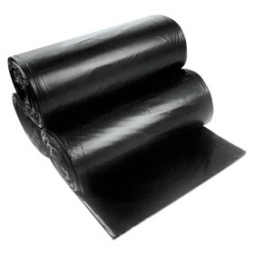 AccuFit HERH5645PKR01 Linear Low Density Can Liners with AccuFit Sizing, 23 gal, 1.3 mil, 28" x 45", Black, 20 Bags/Roll, 10 Rolls/Carton