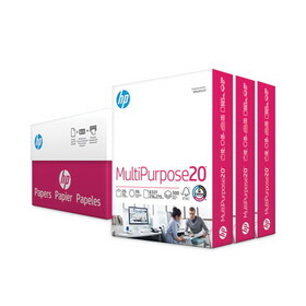 HP Papers 112530 MultiPurpose20 Paper, 96 Bright, 20lb, 8.5 x 11, White, 500 Sheets/Ream, 3 Reams/Carton