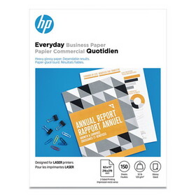 HP HEW4WN08A Everyday Business Paper, 32 lb Bond Weight, 8.5 x 11, Glossy White, 150/Pack
