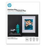 Hp HEWCR670A Premium Plus Photo Paper, 80 Lbs., Glossy, 8-1/2 X 11, 25 Sheets/pack