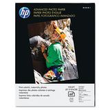 HP HEWQ8690A Advanced Photo Paper, 56 Lbs., Glossy, 5 X 7, 60 Sheets/pack