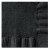 Hoffmaster HFM020212 Beverage Napkins, 1-Ply, 10 x 10, Black, 1000/Carton