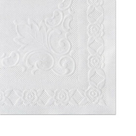 Hoffmaster HFM601SE1014 Classic Embossed Straight Edge Placemats, 10 X 14, White, 1000/carton