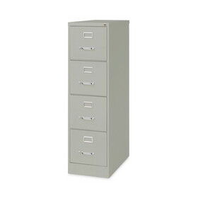 Hirsh Industries HID14029 Vertical Letter File Cabinet, 4 Letter-Size File Drawers, Light Gray, 15 x 26.5 x 52