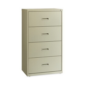 Hirsh Industries HID14956 Lateral File Cabinet, 4 Letter/Legal/A4-Size File Drawers, Putty, 30 x 18.62 x 52.5
