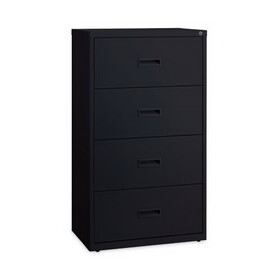 Hirsh Industries HID14957 Lateral File Cabinet, 4 Letter/Legal/A4-Size File Drawers, Black, 30 x 18.62 x 52.5