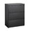 Hirsh Industries HID14974 Lateral File Cabinet, 3 Letter/Legal/A4-Size File Drawers, Black, 30 x 18.62 x 40.25, Price/EA
