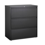 Hirsh Industries HID14986 Lateral File Cabinet, 3 Letter/Legal/A4-Size File Drawers, Black, 36 x 18.62 x 40.25