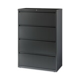 Hirsh Industries HID16067 Lateral File Cabinet, 4 Letter/Legal/A4-Size File Drawers, Charcoal, 36 x 18.62 x 52.5