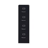 Hirsh Industries HID17892 Vertical Letter File Cabinet, 4 Letter-Size File Drawers, Black, 15 x 22 x 52