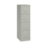 Hirsh Industries HID22733 Vertical Letter File Cabinet, 4 Letter-Size File Drawers, Light Gray, 15 x 22 x 52