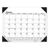HOUSE OF DOOLITTLE 124 Recycled One-Color Refillable Monthly Desk Pad Calendar, 22 x 17, 2023