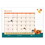 House of Doolittle HOD139 Recycled Desk Pad Calendar, Illustrated Seasons Artwork, 22 x 17, Black Binding/Corners,12-Month (Jan to Dec): 2025, Price/EA