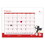 House of Doolittle HOD139 Recycled Desk Pad Calendar, Illustrated Seasons Artwork, 22 x 17, Black Binding/Corners,12-Month (Jan to Dec): 2025, Price/EA