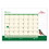 House of Doolittle HOD139 Recycled Desk Pad Calendar, Illustrated Seasons Artwork, 22 x 17, Black Binding/Corners,12-Month (Jan to Dec): 2025, Price/EA