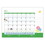 House of Doolittle HOD139 Recycled Desk Pad Calendar, Illustrated Seasons Artwork, 22 x 17, Black Binding/Corners,12-Month (Jan to Dec): 2025, Price/EA