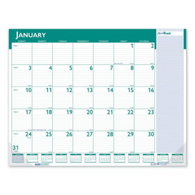 HOUSE OF DOOLITTLE 148 Express Track Monthly Desk Pad Calendar, 22 x 17, 2023-2024