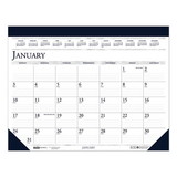 House Of Doolittle HOD1506 Recycled Two-Color Monthly Desk Pad Calendar, 18.5 x 13, 2023
