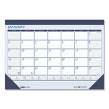 House of Doolittle HOD151 100% Recycled Contempo Desk Pad Calendar, 22 x 17, Blue, 2023