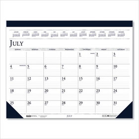 House Of Doolittle HOD1556 100% Recycled Academic Desk Pad Calendar, 18.5 x 13, 2022-2023