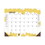 House of Doolittle HOD1565 Academic Year Recycled Honeycomb Desk Pad Calendar, 22 x 17, White/Multicolor Sheets, 12-Month (Aug to July): 2024 to 2025, Price/EA
