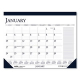 House Of Doolittle HOD1646 Recycled Two-Color Monthly Desk Calendar with Large Notes Section, 18.5 x13, 2023
