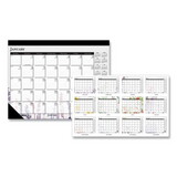 House of Doolittle HOD197 100% Recycled Contempo Desk Pad Calendar, 22 x 17, Wild Flowers, 2023