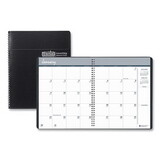 HOUSE OF DOOLITTLE 26202 Recycled Ruled Monthly Planner, 14-Month Dec.-Jan., 11 x 8.5, Black, 2020-2022