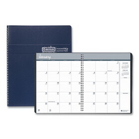 HOUSE OF DOOLITTLE 26207 Recycled Ruled Monthly Planner, 14-Month Dec.-Jan., 11 x 8.5, Blue, 2020-2022