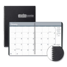 House of Doolittle HOD26292 One-Year Monthly Hard Cover Planner, 11 x 8.5, Black, 2021-2023