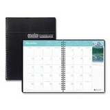 HOUSE OF DOOLITTLE 26402 Recycled Earthscapes Full-Color Monthly Planner, 11 x 8.5, Black, 2020-2022
