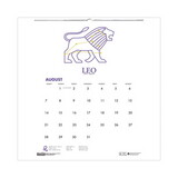 House of Doolittle HOD3185 Recycled Academic Zodiac Wall Calendar, 11 x 14, Multicolor Sheets, 12-Month (Aug to July): 2024 to 2025