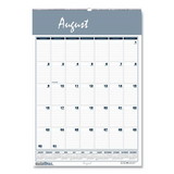 House Of Doolittle HOD352 Recycled Bar Harbor Wirebound Academic Monthly Wall Calendar, 12 x 17, 2022-2023