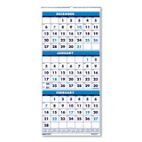 House Of Doolittle HOD3646 Recycled Three-Month Format Wall Calendar, 8 x 17, 14-Month (Dec-Jan) 2022-2024