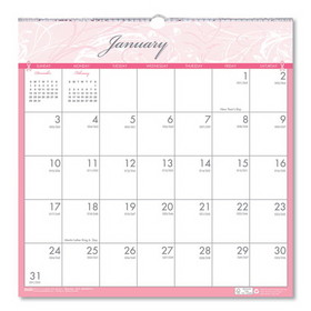 HOUSE OF DOOLITTLE HOD3671 Recycled Breast Cancer Awareness Monthly Wall Calendar, 12 x 12, 2023