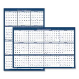 HOUSE OF DOOLITTLE HOD395 Academic Year Recycled Poster Style Reversible/Erasable Yearly Wall Calendar, 24 x 37, 12-Month (July to June): 2024 to 2025