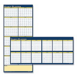 House Of Doolittle HOD3974 Recycled Reversible Yearly Wall Planner, 60 x 26, 2022