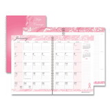 HOUSE OF DOOLITTLE HOD5226 Recycled Breast Cancer Awareness Monthly Planner/journal, 7 X 10, Pink, 2017